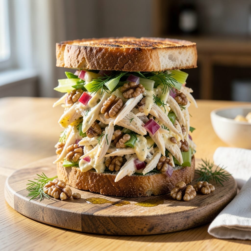 Chicken Walnut Salad Sandwich Recipe Paradise Bakery