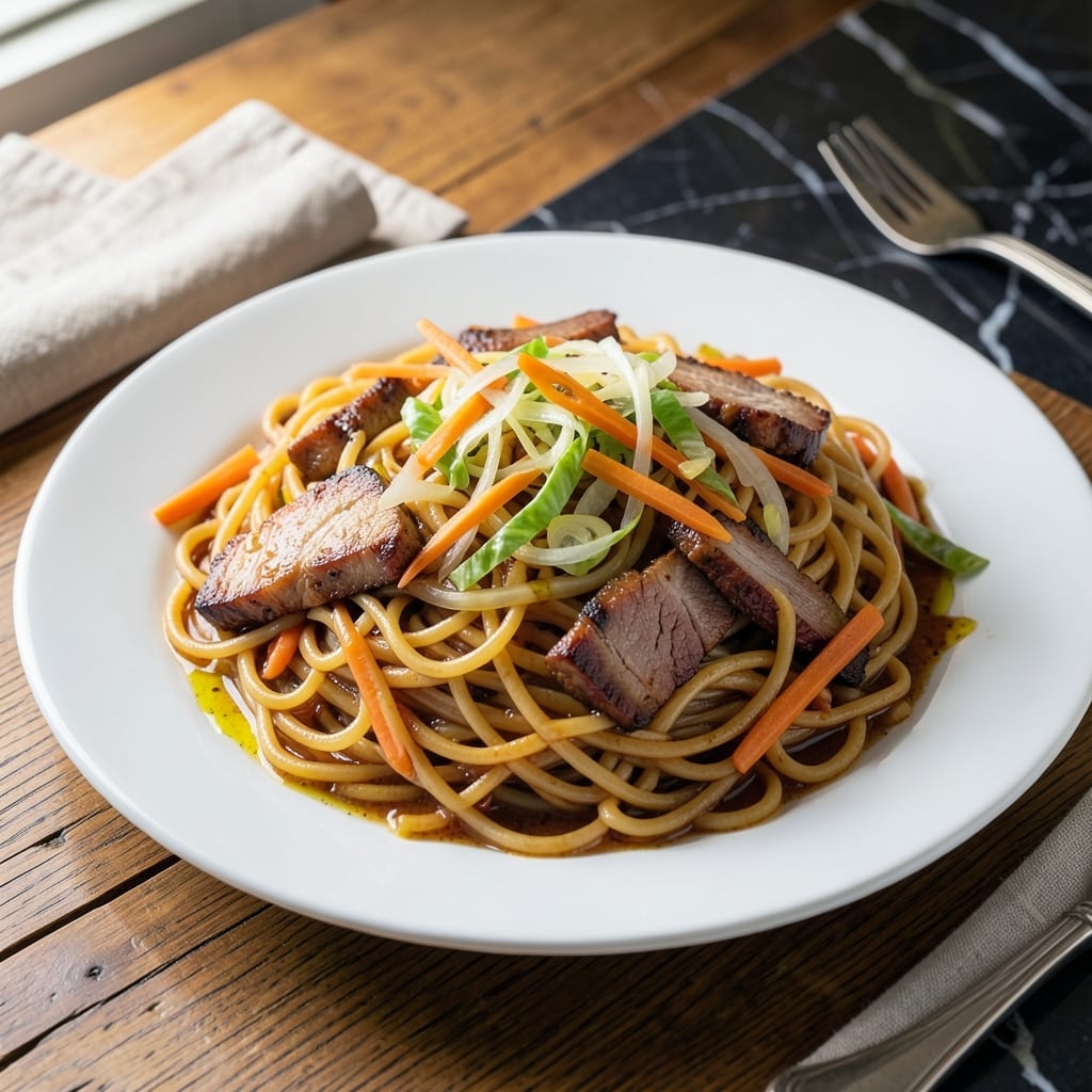 Pancit Recipe Pork: Filipino Stir-Fried Noodle Delight