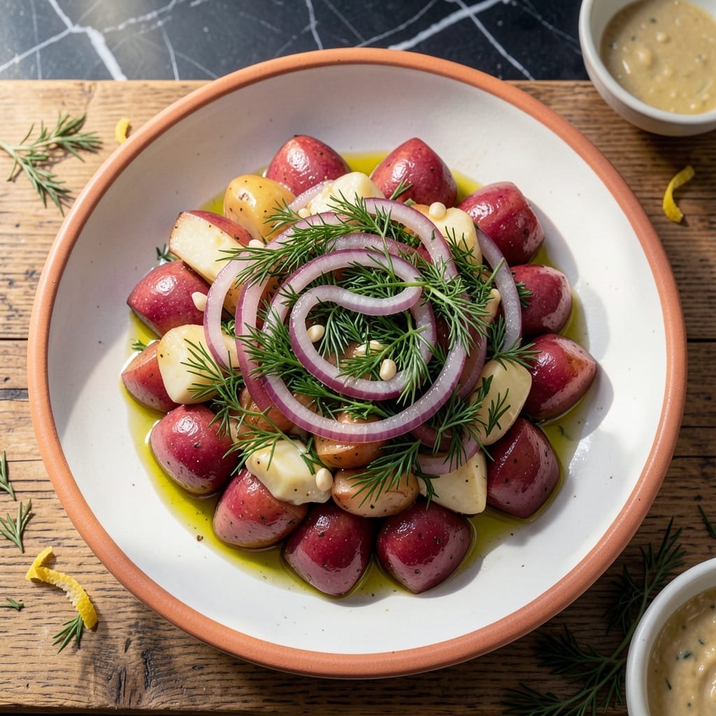 Greek Potato Salad Recipe Tarpon Springs: Lemon-Dill Dressing With Mediterranean Flair