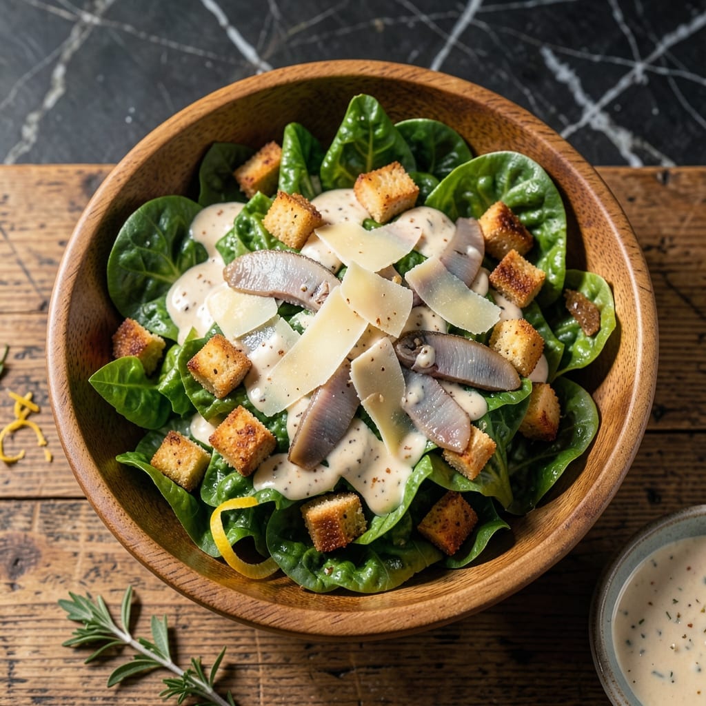 Cesar Salad Recipe Anchovies: Classic Roman Crunch With Umami Depth