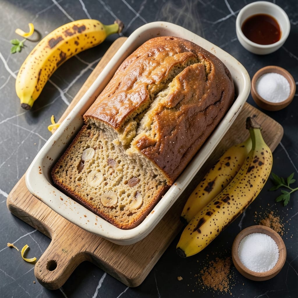Banana Bread Recipe Without Baking Soda: Fluffy Moist Loaf With Simple Swaps
