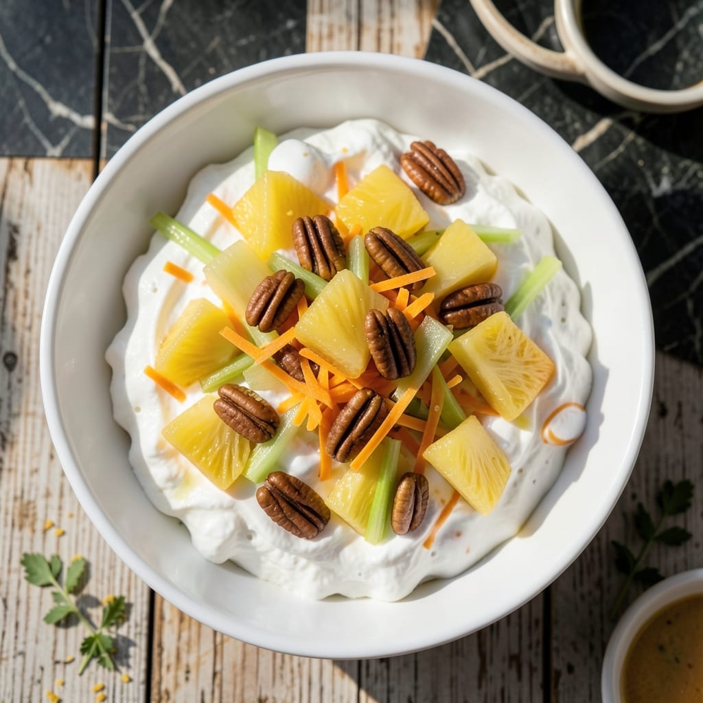 Hawaiian Salad Recipe Cool Whip: Tropical Sweetness With Crunchy Pineapple