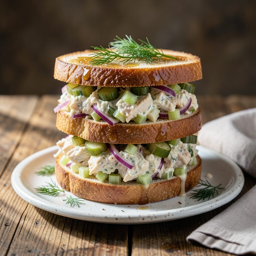 Chicken Salad Sandwich Recipe With Pickles