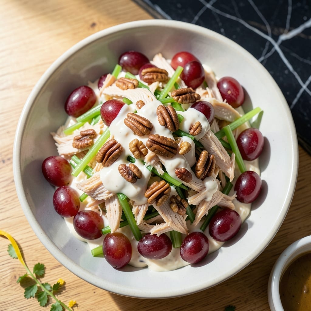 Turkey Salad Recipe With Grapes: Creamy Dressing Meets Sweet Crunch