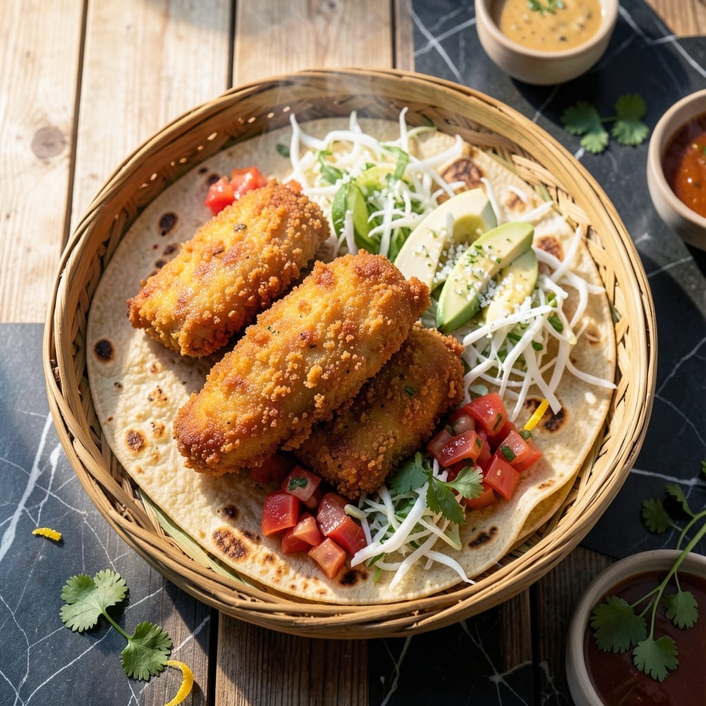 Fish Taco Recipe Cod Fried: Beer-Battered Crunch With Zesty Slaw
