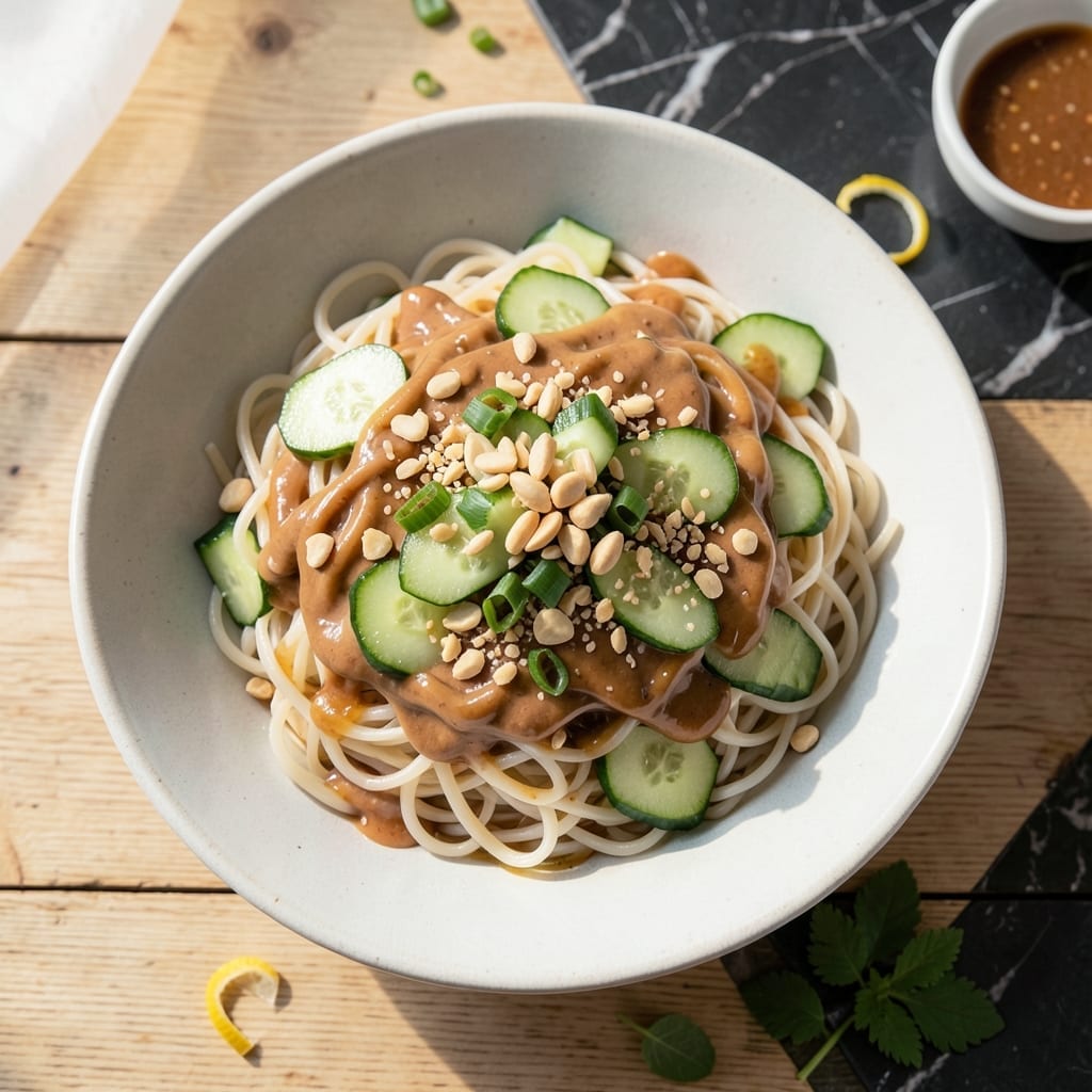 Noodle Salad Recipe Cold: Chilled Sesame-Peanut Twist