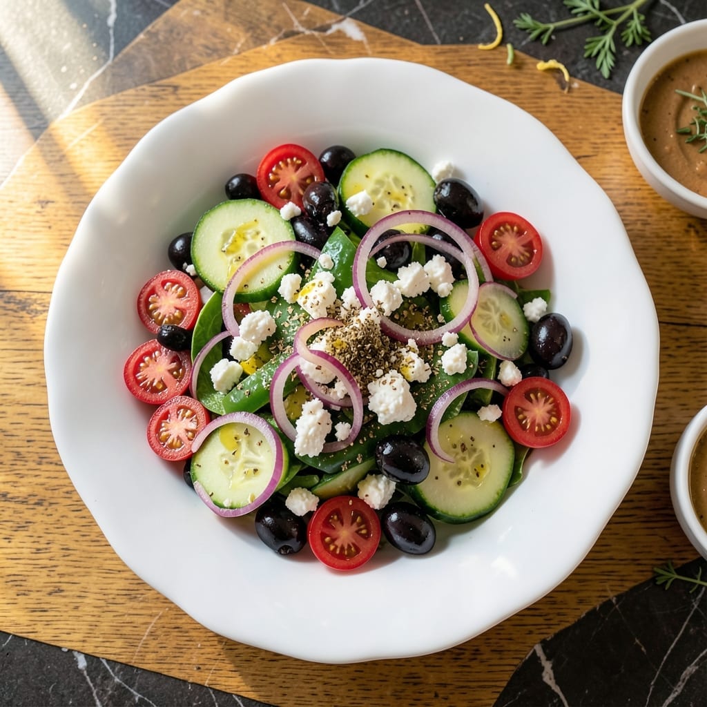 Greek Salad Recipe Love and Lemons: Vibrant Mediterranean Crunch with Kalamata Olives