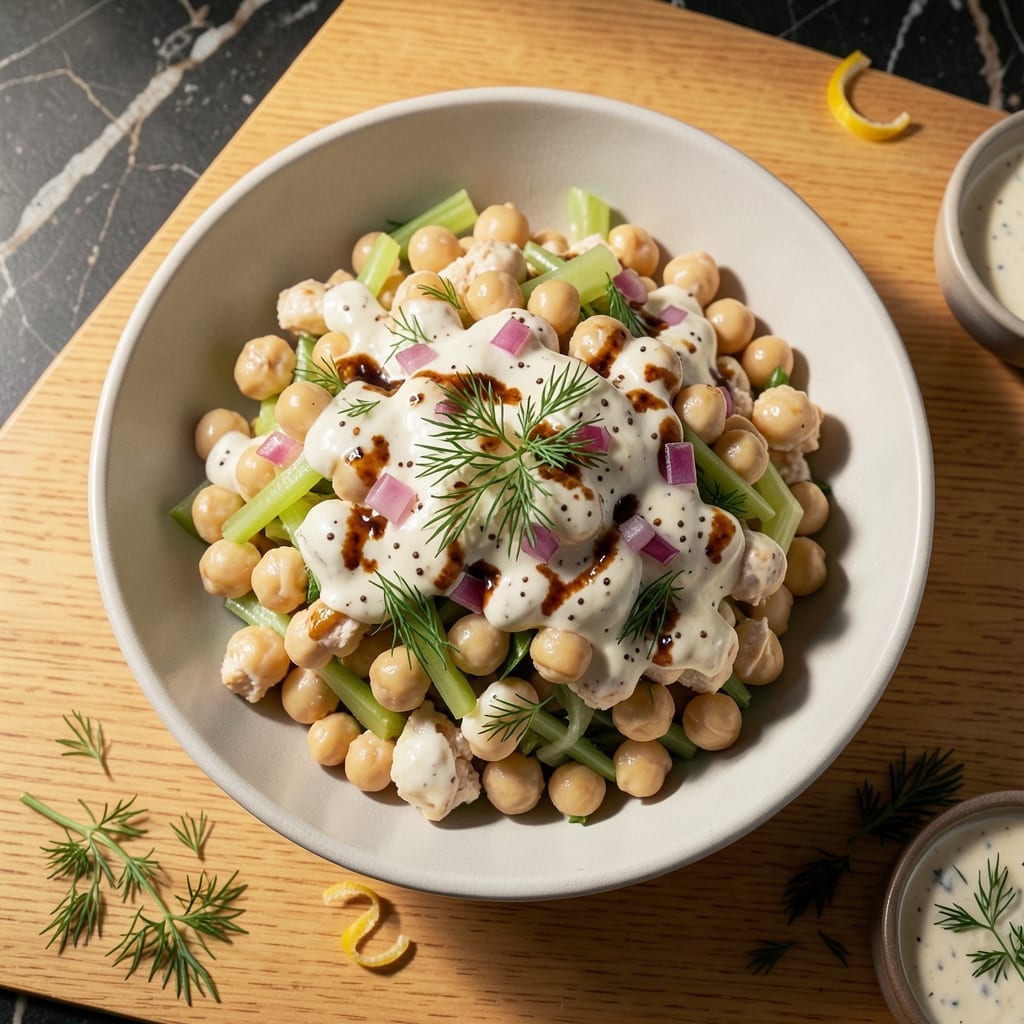 Chickpea Chicken Salad Recipe Vegan: Protein-Packed Plant-Based Classic