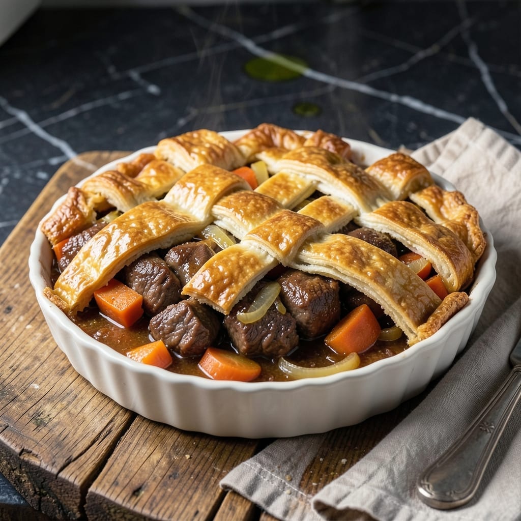 Lamb Pie Recipe Jamie Oliver: Flaky Pastry With Rich Herb Filling