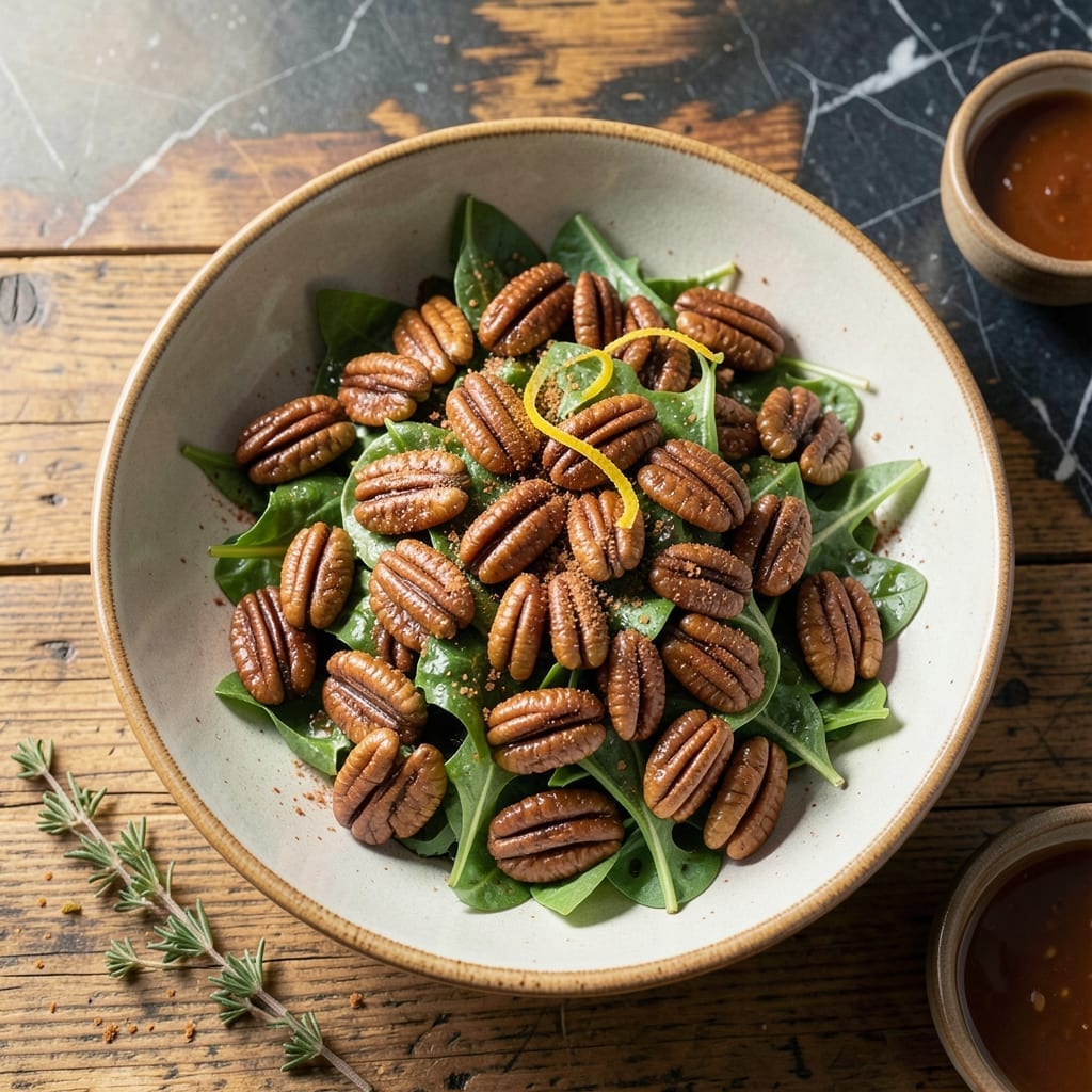 Candied Pecans Recipe for Salad: Sweet and Toasty Crunch Topping
