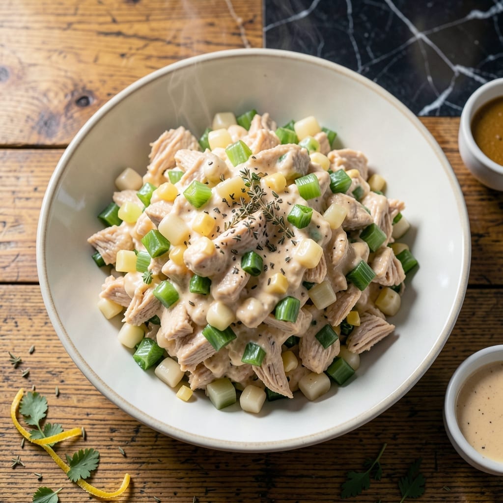 Hot Chicken Salad Recipe With Water Chestnuts: Classic Creamy Crunch for Picnics