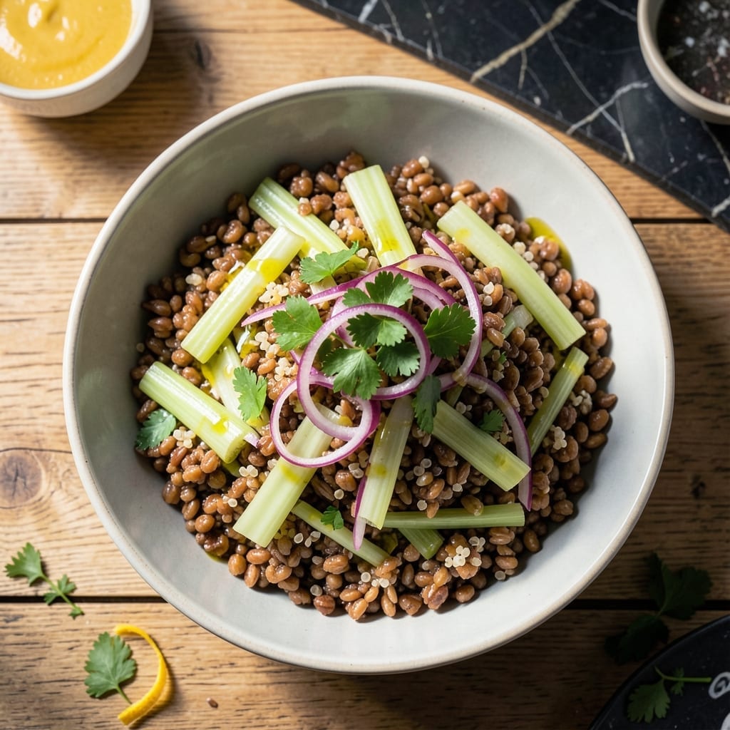 Costco Grain and Celery Salad Recipe Copycat: Nutty Crunch With Zesty Lemon Dressing