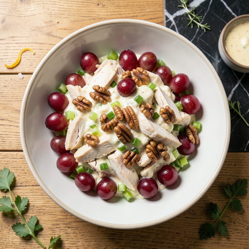 Chicken Salad Recipe With Grapes And Nuts: Sweet and Nutty Lunch Classic Chicken Salad Recipe With Grapes And Nuts: Sweet and Nutty Lunch Classic