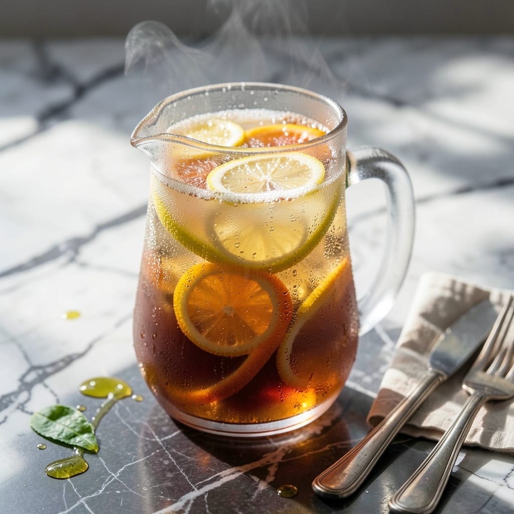 Recipe for Brandy Slush Drink: Frozen Boozy Blend for Summer Sipping
