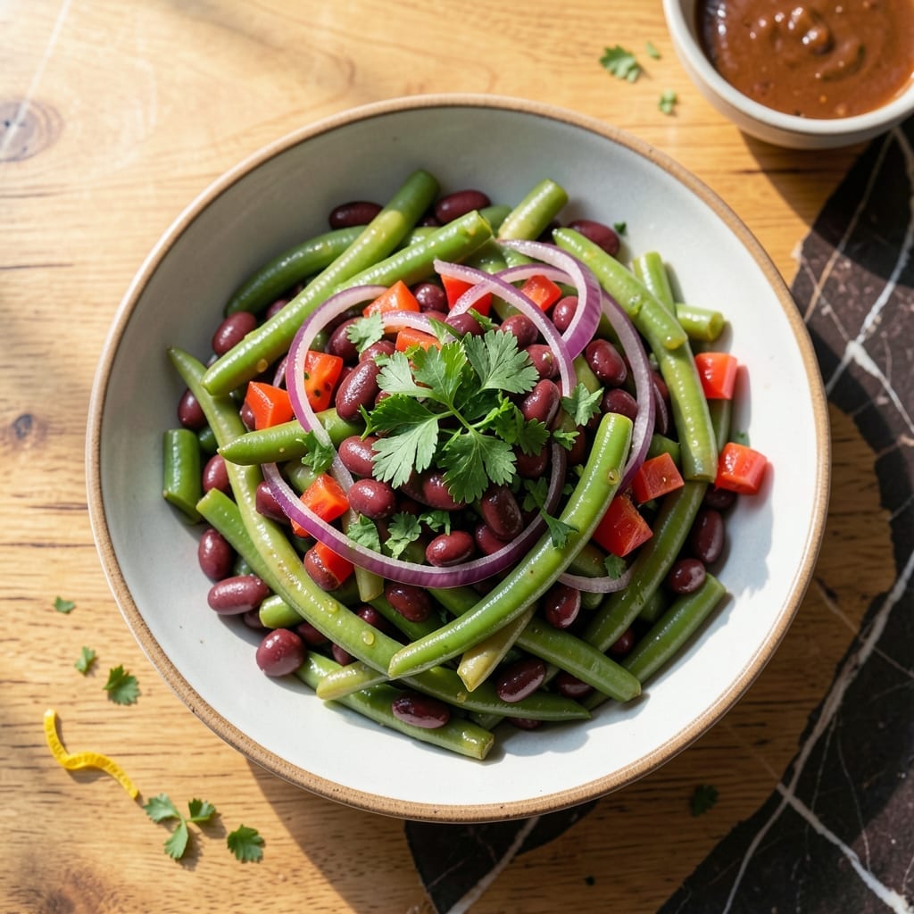 Three Bean Salad Recipe No Sugar: Zesty Vinegar-Herb Medley