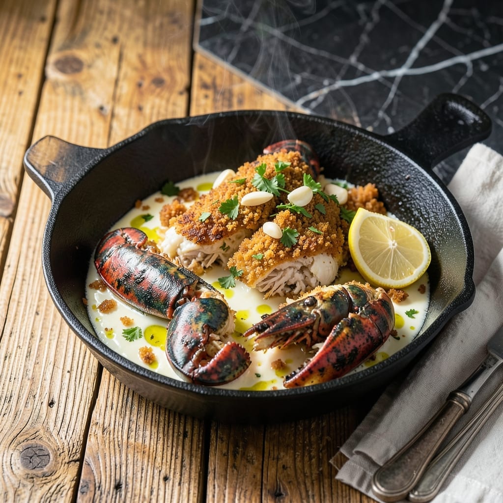 Lobster Bake Recipe Oven: Buttery Seafood Feast with Golden Breadcrumbs Lobster Bake Recipe Oven: Buttery Seafood Feast with Golden Breadcrumbs