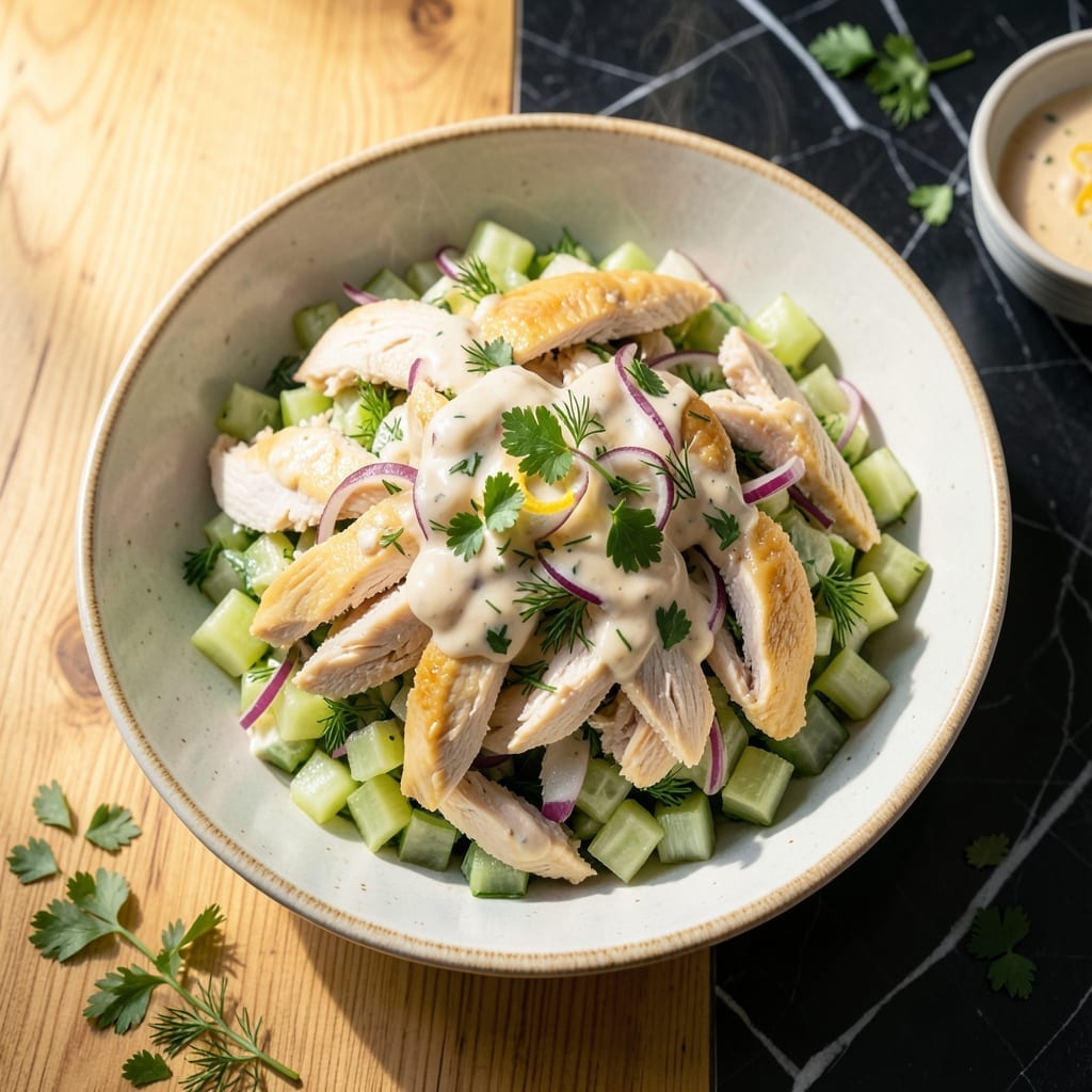 Chicken Salad Recipe at Home: Fresh Herbs and Creamy Tang