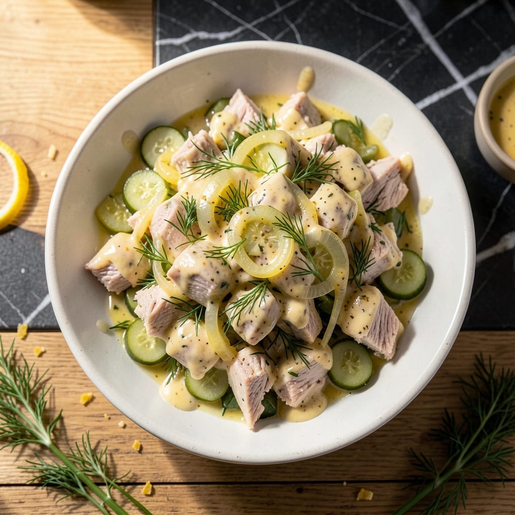 Tuna Salad Recipe With Pickles: Briny Crunch in Every Bite