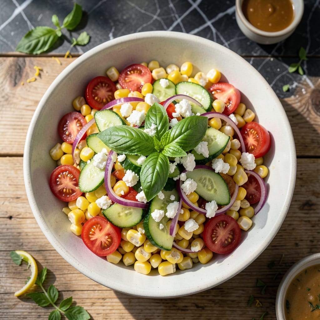 Corn Salad Recipe Basil: Summer Garden Freshness in Every Bite