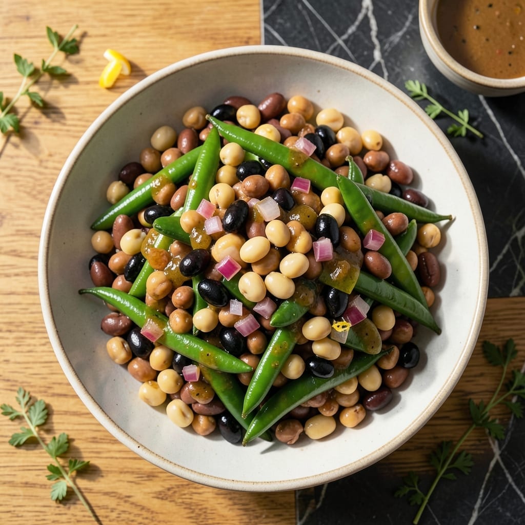 Recipe for Seven Bean Salad: Colorful Crunch for Every Potluck