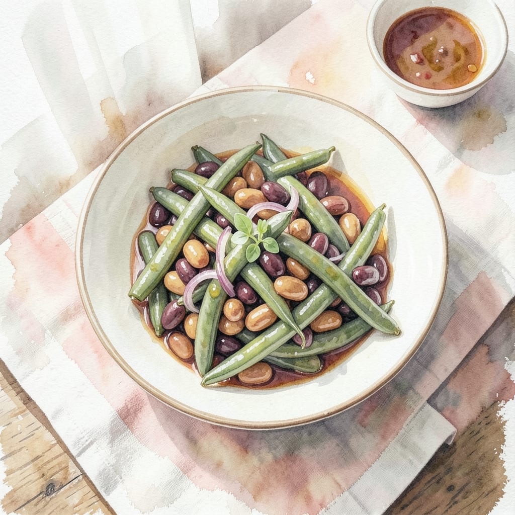 Three Bean Salad Recipe With Red Wine Vinegar: Bright Crunch in Every Bite