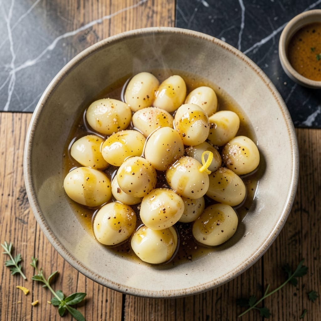 German Potato Salad Recipe Without Bacon: Tangy Vinegar Dressing With Fresh Herbs German Potato Salad Recipe Without Bacon: Tangy Vinegar Dressing With Fresh Herbs