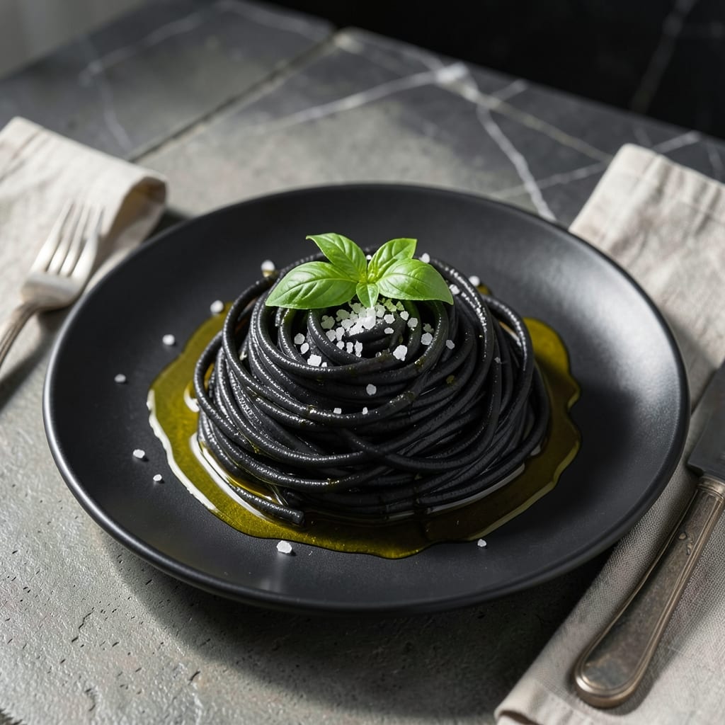 Squid Ink Pasta Recipe Without Seafood: Jet-Black Elegance With Simple Ingredients