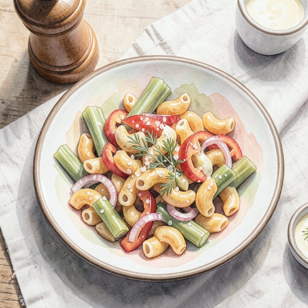 Basic Pasta Salad Recipe With Mayo: Classic Creamy Picnic Side