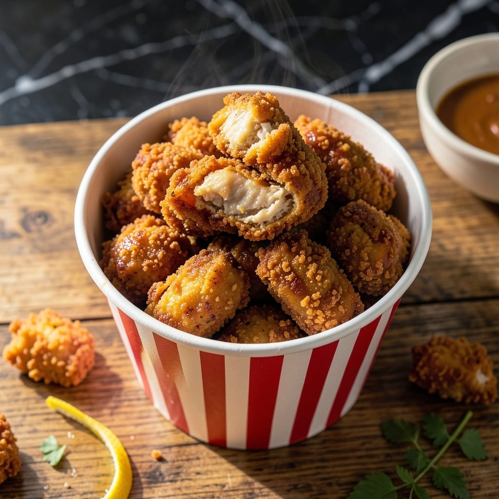 KFC Original Recipe Chicken Nuggets: Copycat Crispy Bites With 11 Herbs and Spices KFC Original Recipe Chicken Nuggets: Copycat Crispy Bites With 11 Herbs and Spices