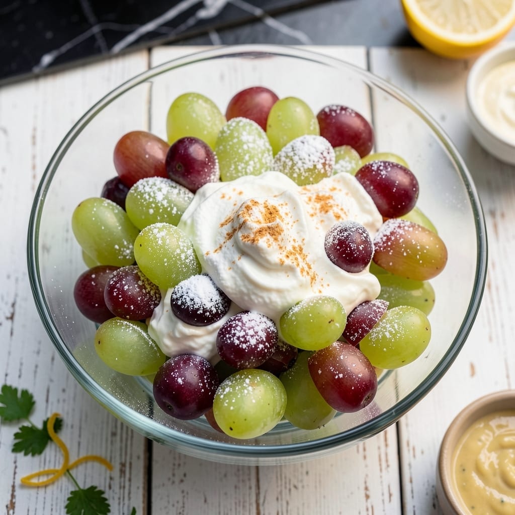 Grape Salad Recipe With Powdered Sugar: Sweet and Creamy Picnic Delight