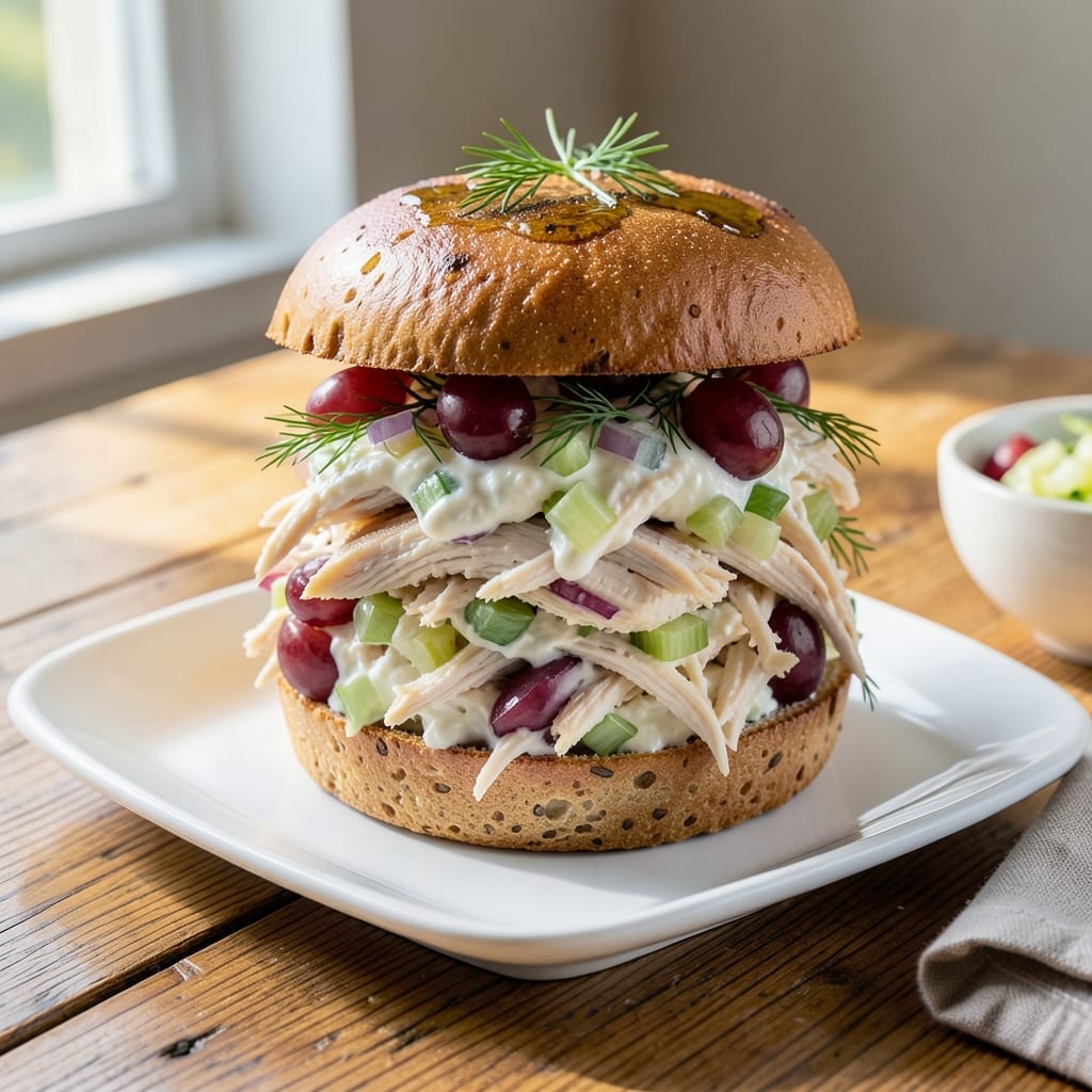 Healthy Chicken Salad Sandwich Recipe With Greek Yogurt: Protein-Packed Lunch in Minutes Healthy Chicken Salad Sandwich Recipe With Greek Yogurt: Protein-Packed Lunch in Minutes