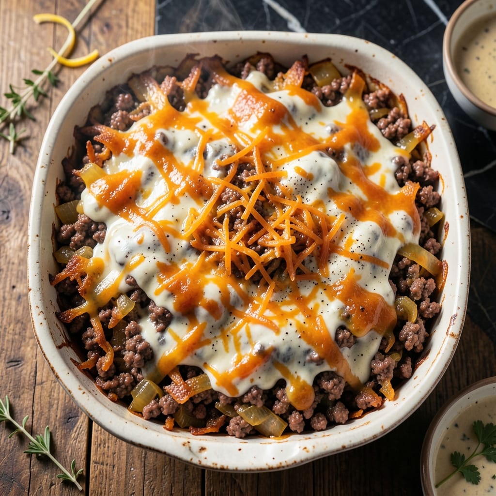 Hash Brown Casserole Recipe With Ground Beef: Cheesy Layers and Hearty Flavor