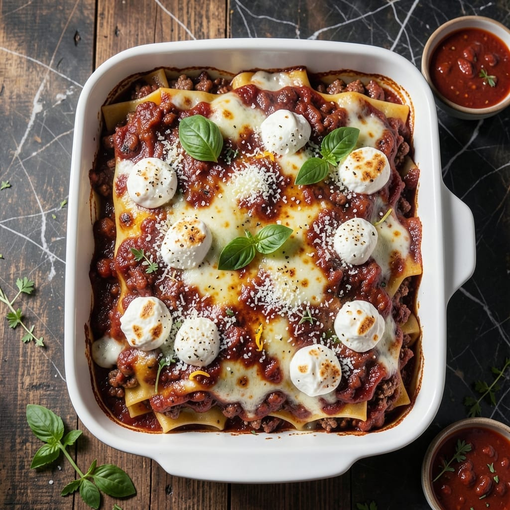 Lasagna Recipe With Italian Sausage And Beef: Layered Meat Sauce Magic