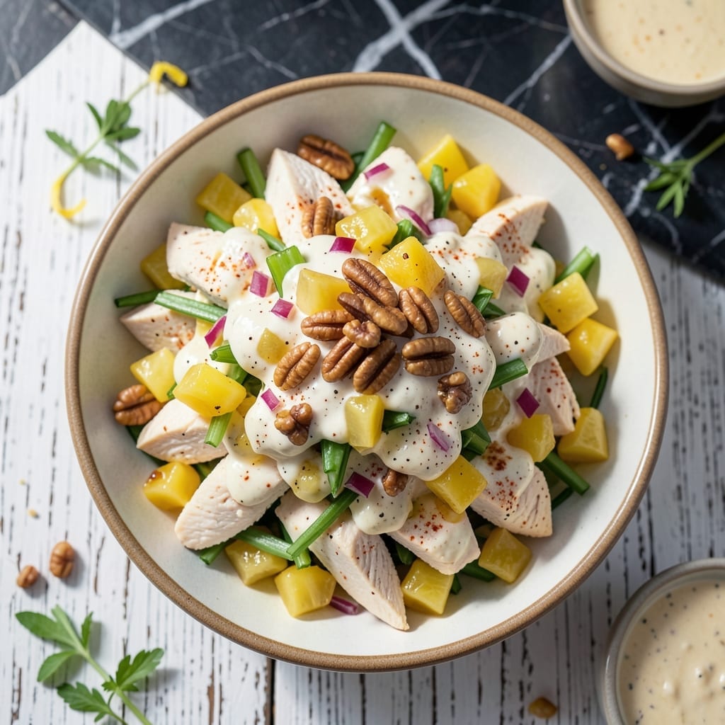 Chicken Salad Recipe With Crushed Pineapple: Tropical Sweetness Meets Creamy Crunch