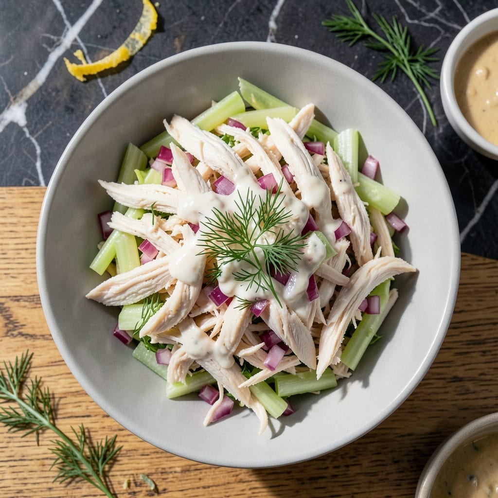 Chicken Salad Recipe With Leftover Chicken: Creamy Herb-Infused Lunch in Minutes