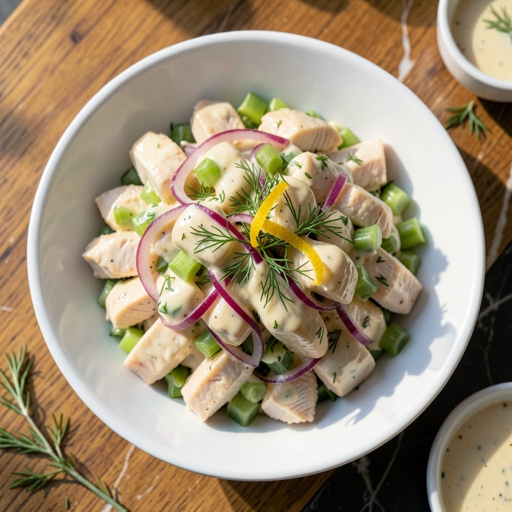 Chicken Salad Recipe Using Food Processor: Effortless Creamy Texture With Perfect Chunks