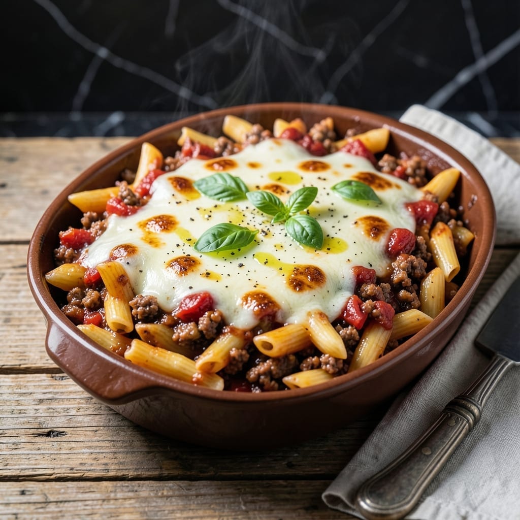 Jamie Oliver's Mince Pasta Bake Recipe: Cheesy Topped Family Feast