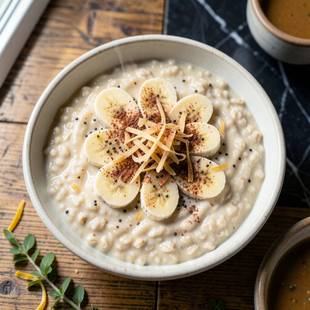 Oatmeal Recipe for Upset Stomach: Soothing Ginger and Banana Blend