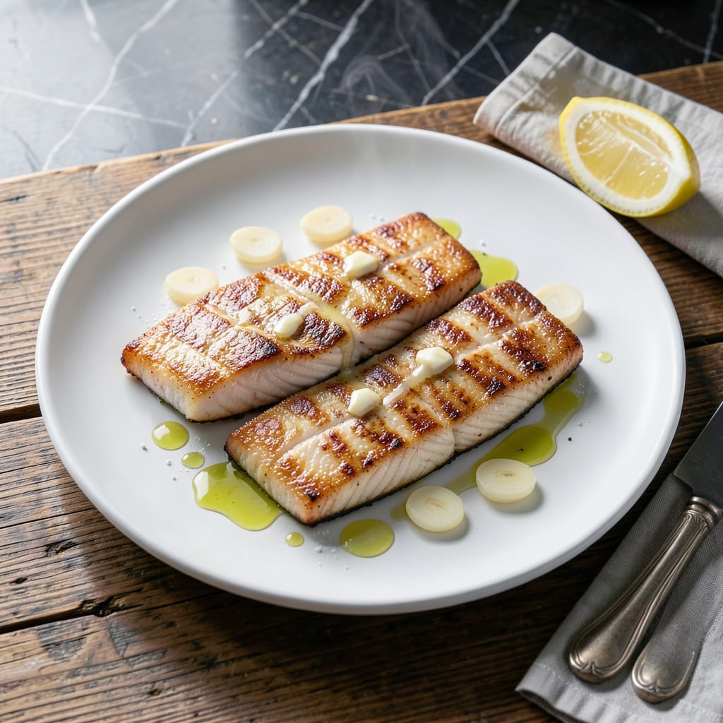 alaska pollock fillet recipe illustration with key details