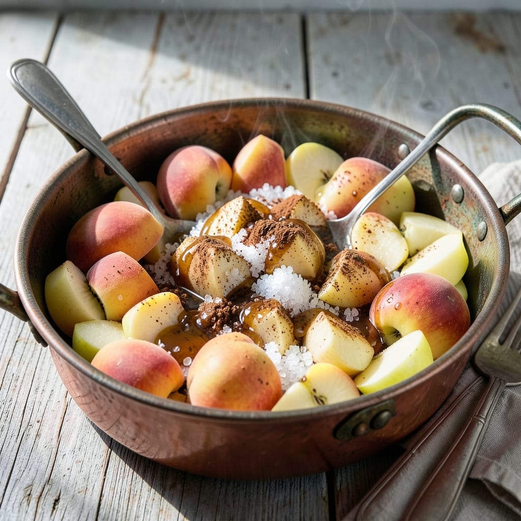 Visual representation of amish orchard sweetness recipe ingredients