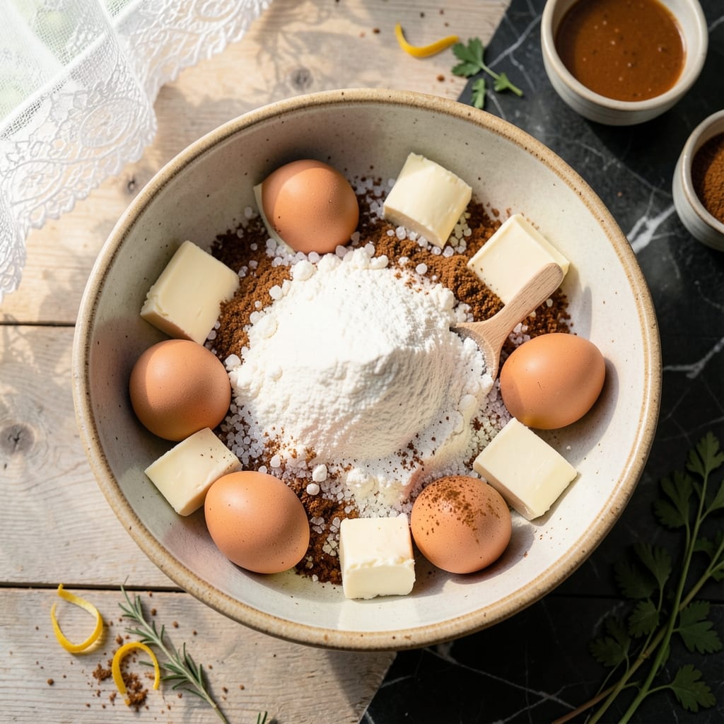 amish simple sweetness recipe ingredients example with annotations