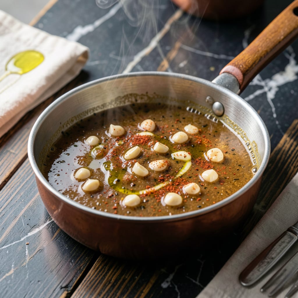 Angry Crab Trifecta Sauce Recipe: Spicy Garlic Butter Blend for Seafood example with annotations