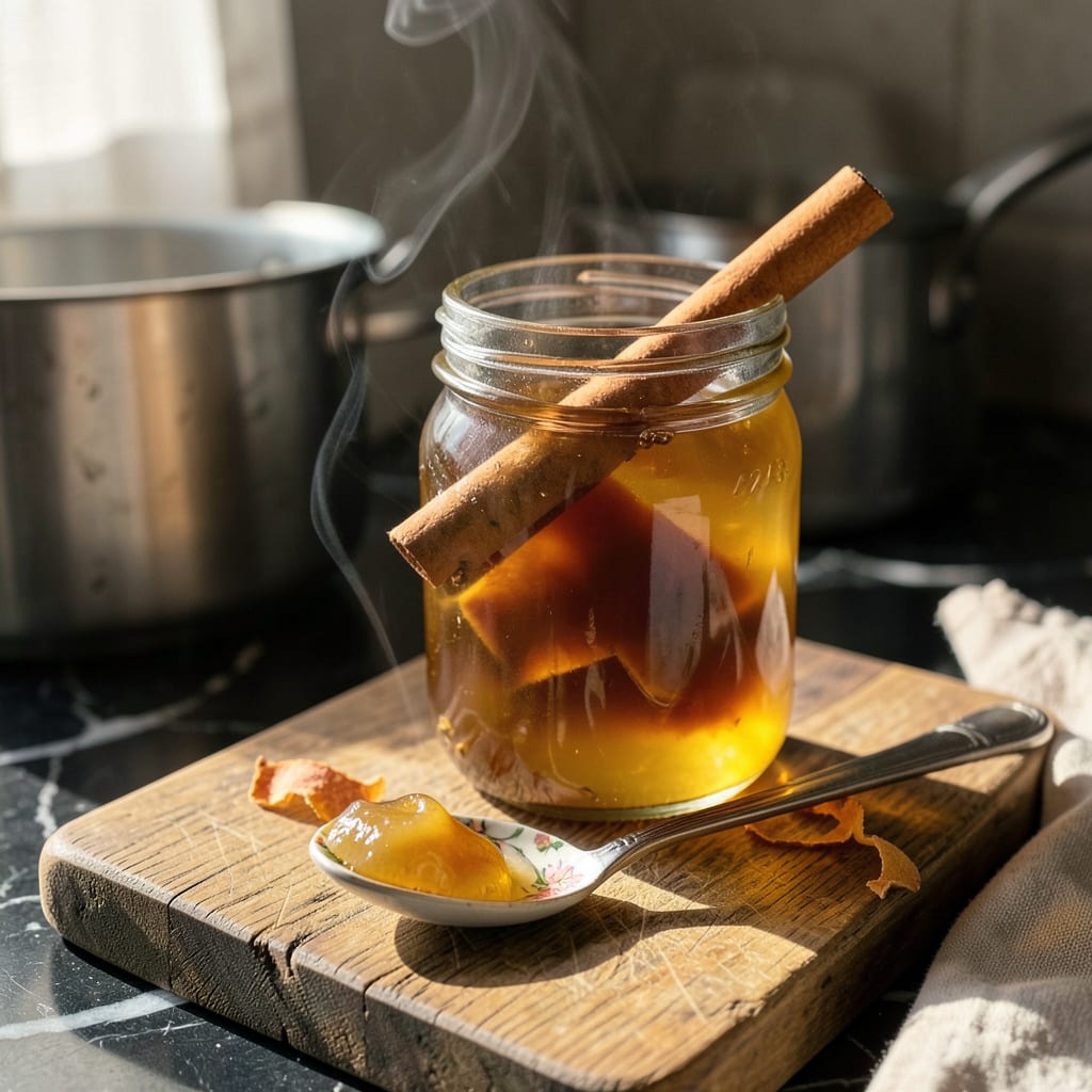 Complete apple scrap jelly recipe overview image