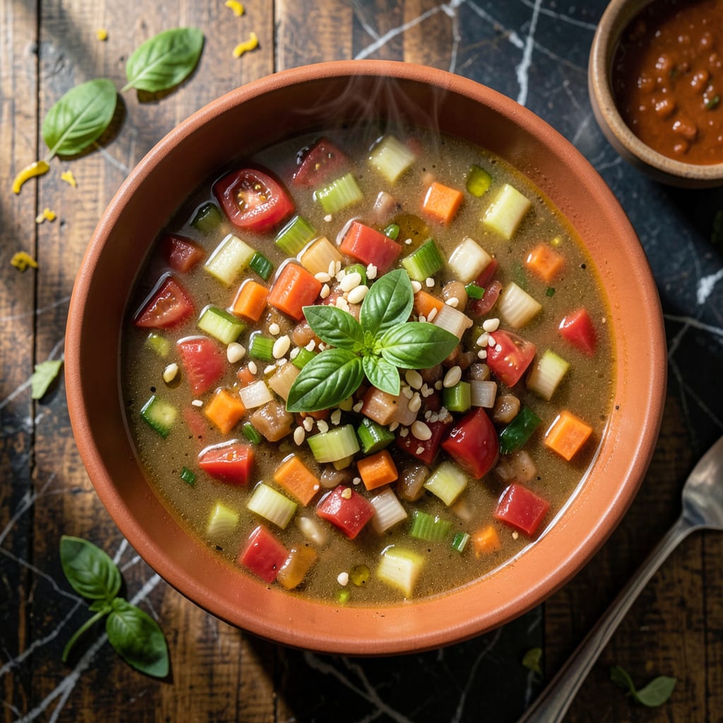 authentic italian minestrone soup recipe giada detailed visual guide