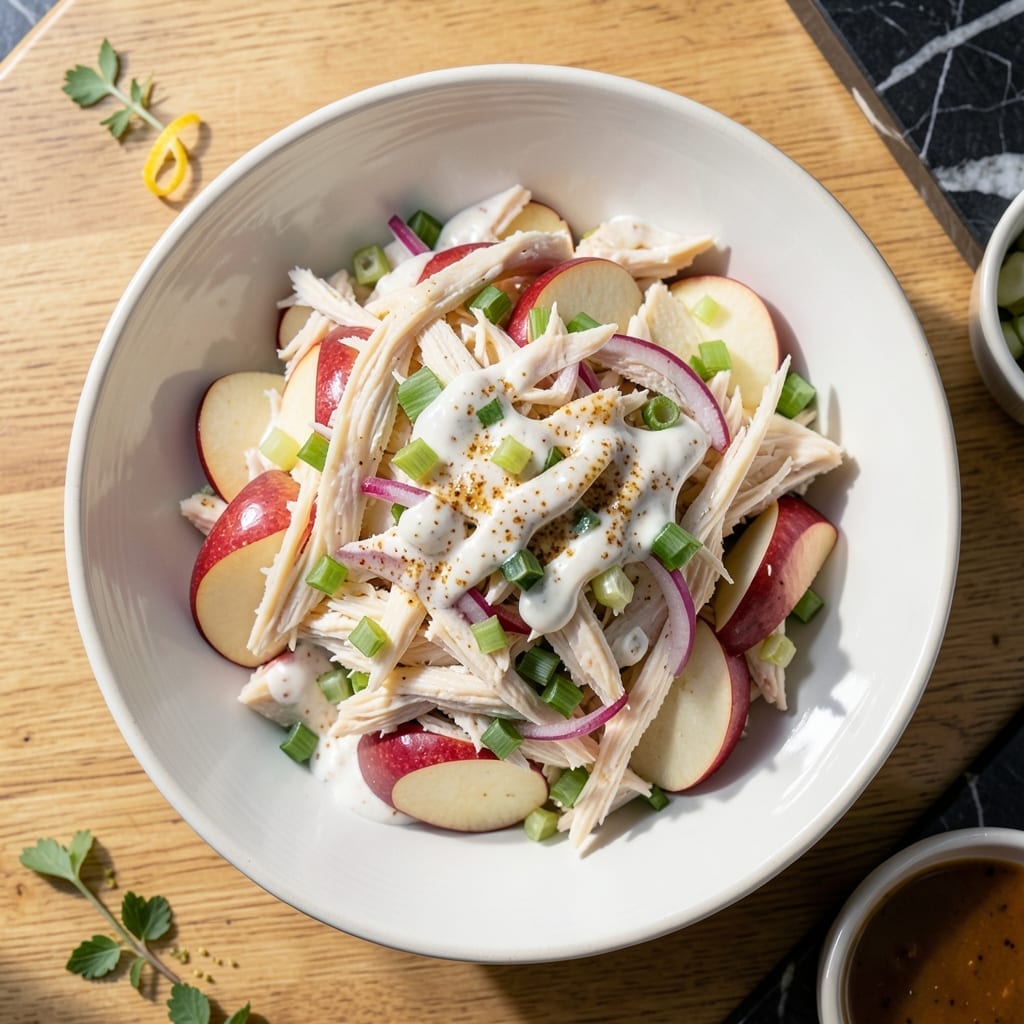 Recipe for Turkey Salad With Apples: Light Creaminess With Crisp Sweetness