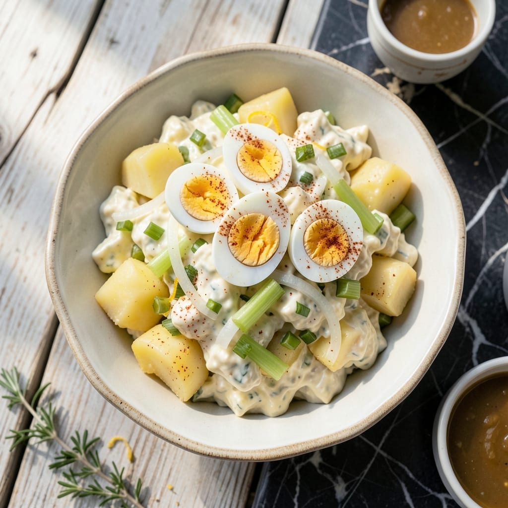 1950s Potato Salad Recipe With Mayonnaise: Retro Creamy Chunky Delight