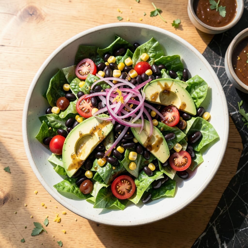 Chipotle Salad Recipe Vegetarian: Smoky Black Bean and Corn Power Bowl Chipotle Salad Recipe Vegetarian: Smoky Black Bean and Corn Power Bowl