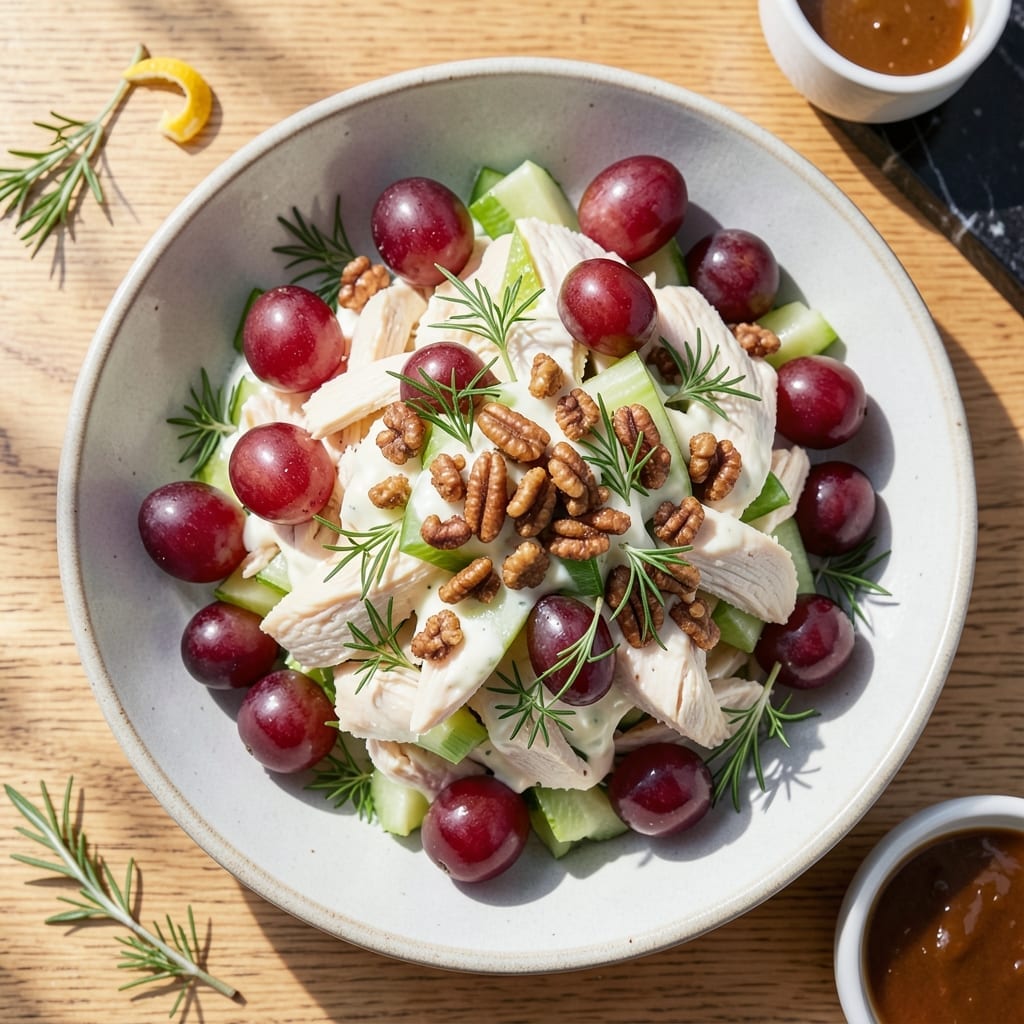 Chicken Salad Recipe With Grapes And Tarragon: Sweet Herb-Infused Crunch Chicken Salad Recipe With Grapes And Tarragon: Sweet Herb-Infused Crunch