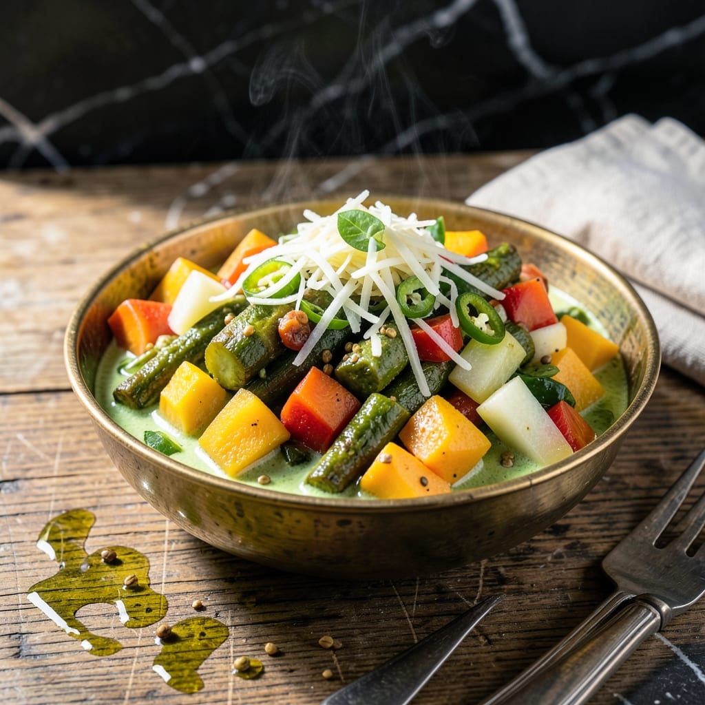 Recipe Avial: South Indian Coconut and Yogurt Curry