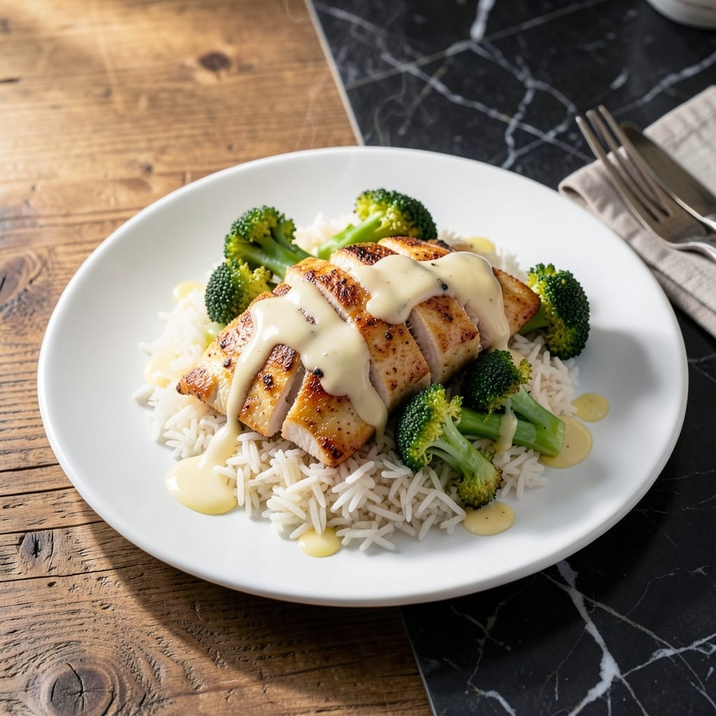 Original Chicken Divan Recipe With Rice: Creamy Broccoli Casserole Over Fluffy Grains